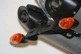 R&G RACING Support de plaque d´immatriculation noir Yamaha YZF-R1 07