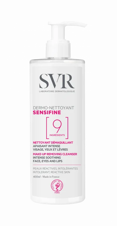 SVR SENSIFINE - Dermo-Nettoyant pour Peaux Sensibles, 400ml