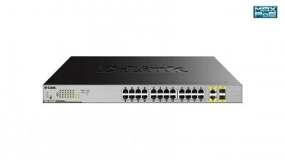 Switch 24 ports - dgs-1026mp - poe+ 10/100/1000mbps