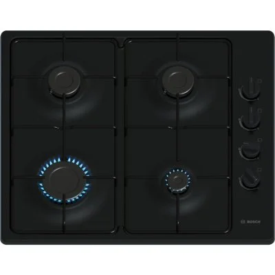 Table de cuisson gaz Bosch PBP6B6K80 - Série 2 - 58 x 4,5 x 51 cm