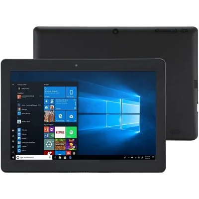 Tablette tactile 10 pouces windows 10 quad core 4go ram + 64go rom noir + sd 8go yonis