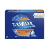 TAMPAX Compak Tampón Super Plus 18uds