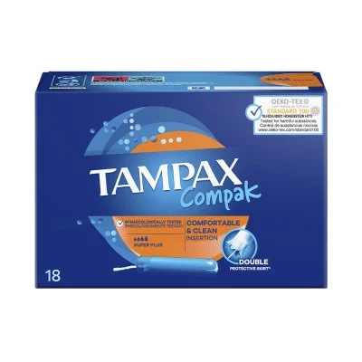 Tampax Compak Tampón Super Plus 18uds
