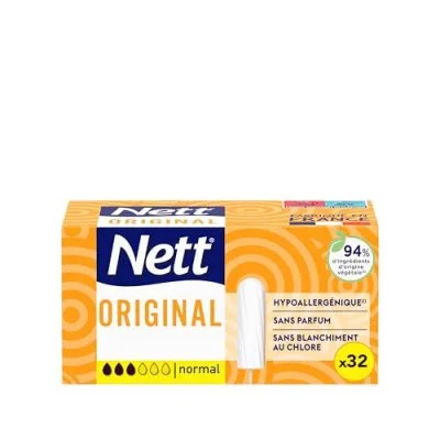 Tampons Hygénique Original Normal X32 Nett - La Boite De 32 Tampons