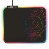 AMSTRAD Tapis De Souris Retro-eclaire Tête De Mort