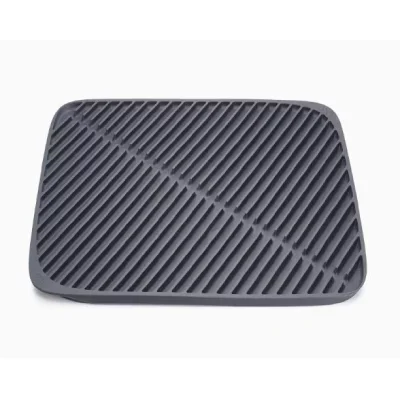 Tapis égouttoir Flume grand modèle gris - - Gris - Silicone
