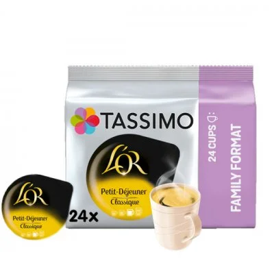 Tassimo L'OR Petit Déjeuner Classique pour Tassimo. 24 Capsules