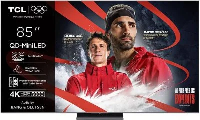 TCL 85Q8C 85" (215 cm) 4K QD-Mini LED HDR PREMIUM TV avec Google TV