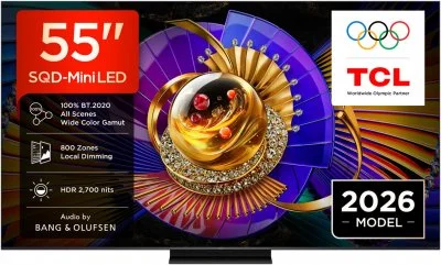 Tcl C7l 55c7l Tv 139,7 Cm (55"") 4k Ultra Hd Smart Tv Wifi Noir 2700 Cd/m²