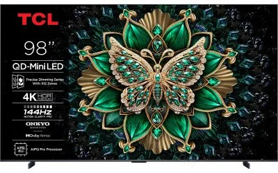TCL MiniLED 98"" 98C6K UltraHD 4K Son Onkyo Google TV