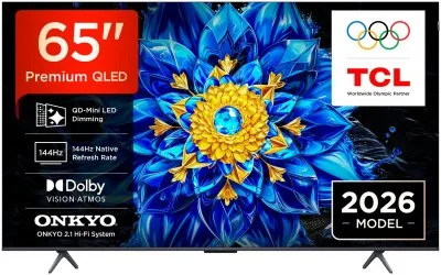 TCL P8L 65P8L TV 165,1 cm (65 ) 4K Ultra HD Smart TV Wifi Noir 450 cd/m² - Neuf