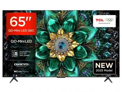 TCL Q6C 65Q6C TV 165,1 cm (65 ) 4K Ultra HD Smart TV Wifi Métallique - Neuf