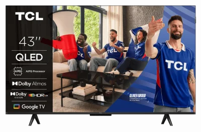 TCL QLED 43"" 43P7K UltraHD 4K Dolby Atmos Google TV