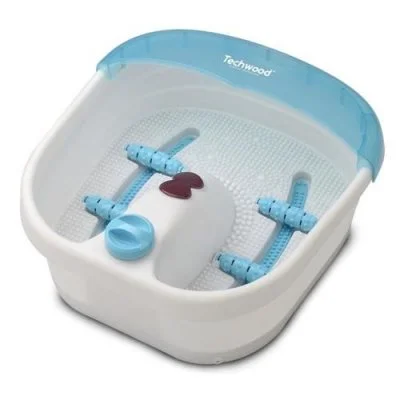 TECHWOOD TBP-1208 Balneotherapie pour pieds - Blanc/Bleu
