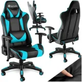 TECTAKE Chaise gamer TWINK - noir/azur