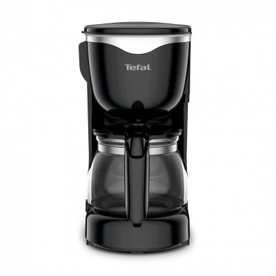 TEFAL Cafetière 6 tasses noir/inox