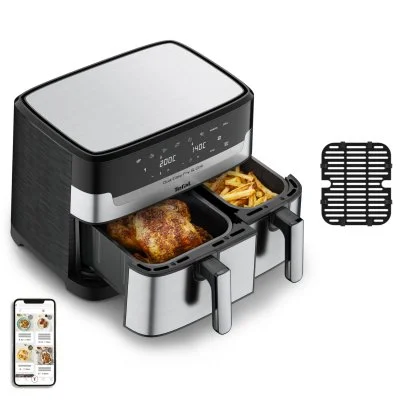 Tefal Dual Easy Fry & Grill Ey905d Double 8,3 L Autonome 2700 W Frite