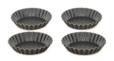 TEFAL Lot de 4 moules à tartelettes 11 cm - Success