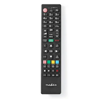 Télécommande de Remplacement Préprogrammée pour TV Panasonic et Sharp Noir