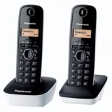 PANASONIC Téléphone fixe KX-TG1612SP1 Noir Blanc - -