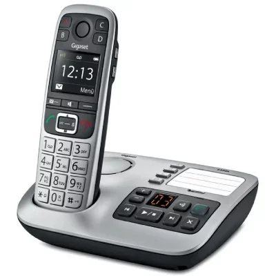 Téléphone fixe sans fil E560 A Argent