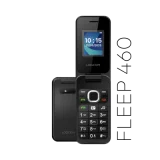 LOGICOM Téléphone portable basique Fleep 460 1,77"" 4G Double nano SIM 128 Mo Noir