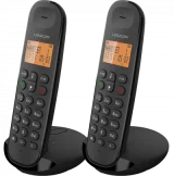 LOGICOM Téléphone sans fil ILOA 255T DUO Black AVEC REPONDEUR