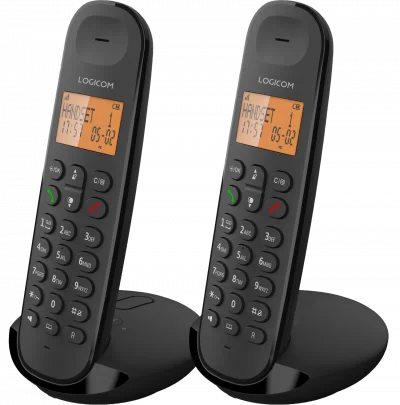 Téléphone sans fil Logicom ILOA 255T DUO Black AVEC REPONDEUR