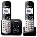 PANASONIC Téléphone sans fil répondeur KX-TG6862FRB Duo