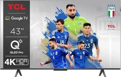 Téléviseur 108 cm UHD 4K QLED TCL 43C69B