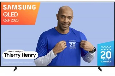 Téléviseur 140 cm UHD 4K Qled SAMSUNG TQ55Q6FAAUXXC