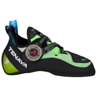 Tenaya - Mundaka - Chaussons d'escalade taille 9,5, noir/vert