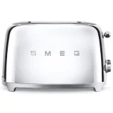SMEG Toaster 2 fentes extra larges chromé Années 50 -