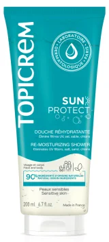 TOPICREM Sun Protect Douche Réhydratante 200ml