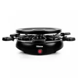 TRISTAR Grill à raclette pour 6 personnes 800 W 29 cm Noir