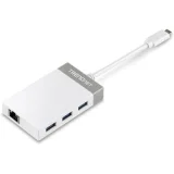 TRENDNET TUC-ETGH3 - Adaptateur réseau - USB-C - 1000Base-T x 1 + USB 3.0 x 3