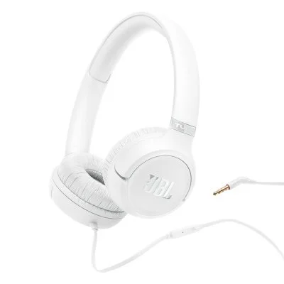 Tune 530 Blanc, supra-auriculaire filaire avec son JBL Pure Bass