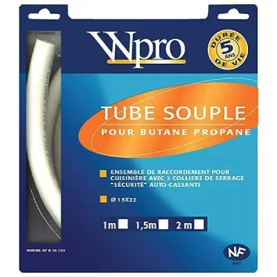 Tuyau Butane/Propane 1,5 m Wpro TBC159