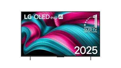 TV OLED Evo AI LG OLED42C54LA.AEU 106 cm 4K UHD 2025 Noir et Gris et booster de luminosité