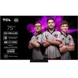 TCL TV QD-Mini LED Pro 75C79K 191 cm 4K UHD 2025 Aluminium brossé