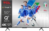 TCL TV QLED 50C69B 126 cm 4K UHD 2024 Aluminium brossé