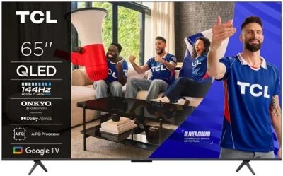 TV QLED Tcl 65P89K 164 cm 4K UHD 2025 Aluminium brossé