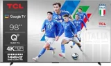 TCL TV QLED 98C69B 248 cm 4K UHD 2024 Aluminium brossé