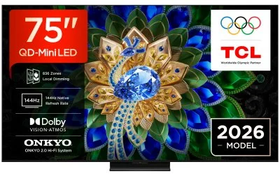 TV TCL QD-Mini LED 75A400U 189 cm 2026