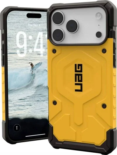 UAG Coque Pathfinder MagSafe Apple iPhone 17 Pro Max - Heritage Yellow