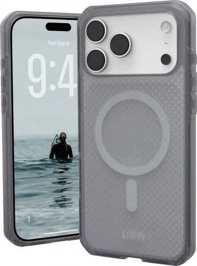 UAG Coque pour iPhone 17 Pro Max Édition Dot MagSafe Ash Gris