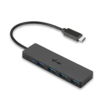 I TEC USB-C HUB I-TEC avec 4 Ports USB 3.0 avec Câble Intégré 20cm