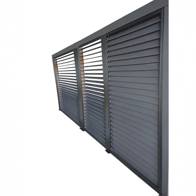 Ventelles aluminium mobiles pour pergola perbiv36