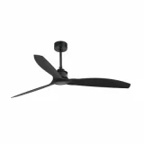 FARO BARCELONA Ventilateur de plafond Faro Eter Matt noir 3 pales avec moteur DC