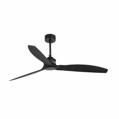 Ventilateur de plafond Faro Eter Matt noir 3 pales avec moteur DC